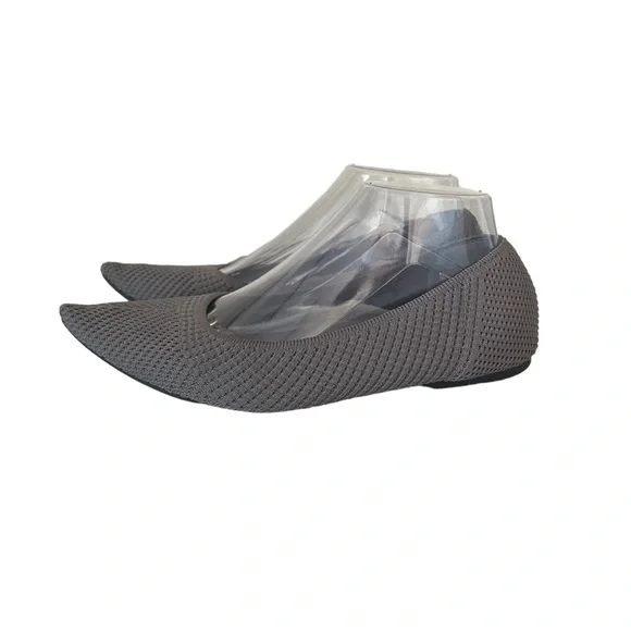 Alfani Womens Flats Grey Knit Step N Flex Poppy Pointed Toe Ballet Size 9M - Picture 3 of 15